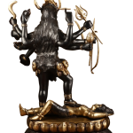 Large Brass Kali Mata Black Edition 33" - Monumental Temple Sculpture | Jaipurio
